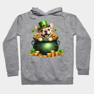 St Patricks Day French Bulldog Hoodie